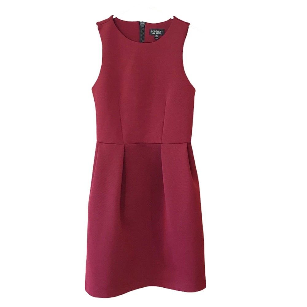 TopShop Maroon Wine Dress